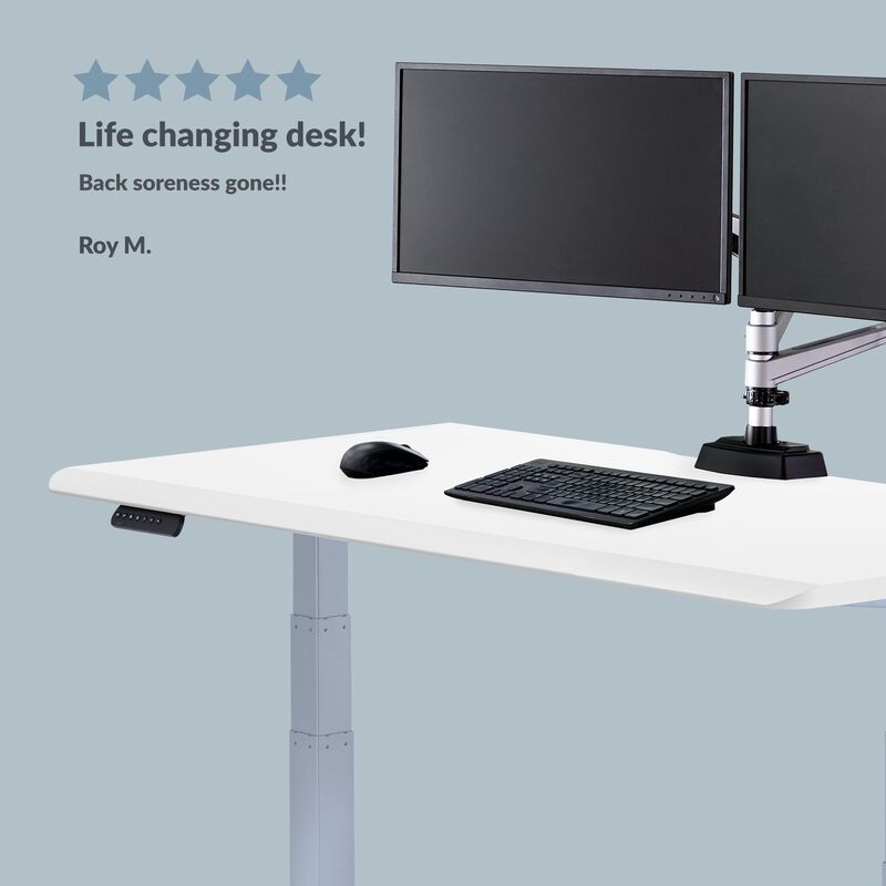 Roy m. states life changing desk back soreness gone with a five star review  image number null